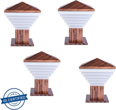 HomesElite Outdoor Lights for Pillars Gate Light Outdoor Lamp(Brown)