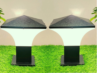 Brightlyt GL01_2PC Gate Light Outdoor Lamp(Black, White)
