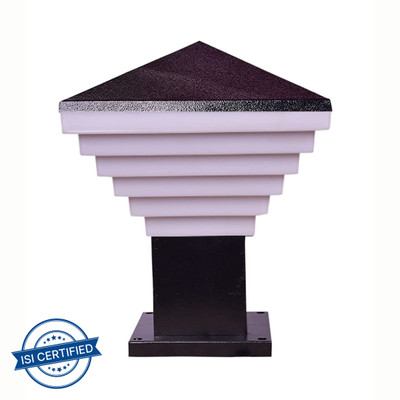 HomesElite Garden/Pillar Post Light lamp Gate Light Outdoor Lamp(Black)