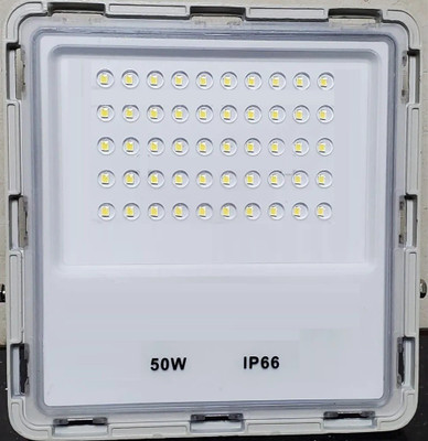 VibeX Ip66 LED Flood 50 Watt Outdoor Light Cool White Waterproof-9er Flood Light Outdoor Lamp(White)