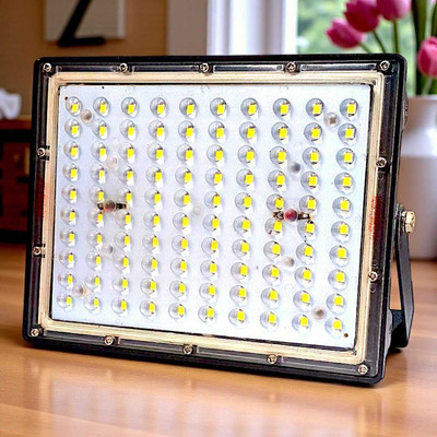 ADPOWER 100WLENSS Flood Light Outdoor Lamp(Black)