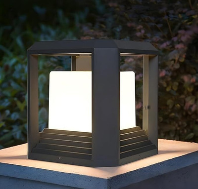 CARSTEN CARS-GL61 CLASSIC G/L, PACK OF 1 Gate Light Outdoor Lamp(Grey, White)