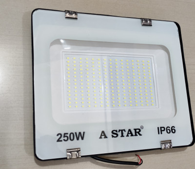 spark world A Star 250 Watts Ultra Thin Slim Ip66 LED Flood Outdoor Light Cool White Waterproof ._2 Flood Light Outdoor Lamp(White)