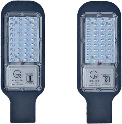 Guru 36 Watt Led Lens Street Light Waterproof IP65 Pack of 2 Flood Light Outdoor Lamp(White)