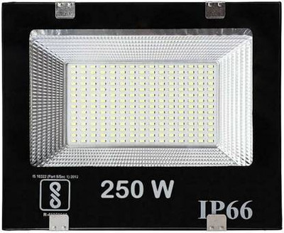 spark world Outdoor Lamp Thin Slim IP66 250W LED Light Flood Light Outdoor Lamp(White)