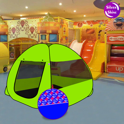 SILVER SHINE Tent House for Multi Purpose Foldable delightful patterns(Green, Black)