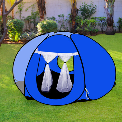 NM CREATION Star Tent Play House Patterns Foldable Popup Kids(Blue)