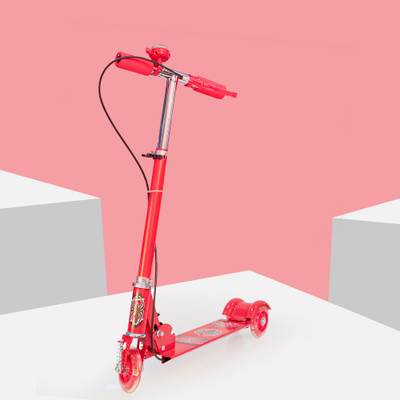 Sasimo Scooter for Kids 3 Wheeler Foldable Kick Skating Cycle with