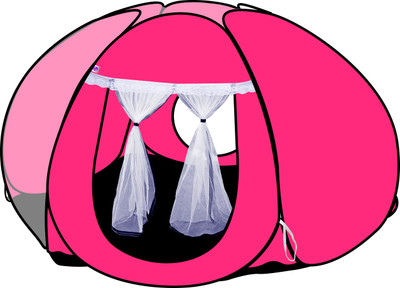 NM CREATION Star Tent Play House Patterns Foldable Popup Kids(Pink)