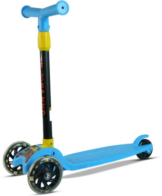 Acarya Blue Scooter for Kids Foldable Kick Skating Cycle with Brake(Blue)