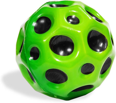 MY BABY LOVE A PERFECT CARE Moon Ball for Kids Soft Bouncing, Jumping & Bounce Ball Toys Age 2-5 Years Jumping Ball(Kids, Pack of 1, Green)