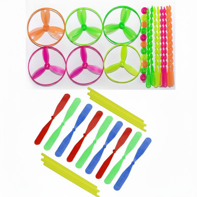 Super Easy Mini 10 Pc Dragonfly & 10 Pc Hand Flying Toy Propeller Launcher for Boys & Girls(Multicolor)