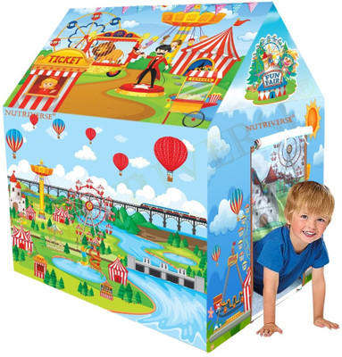 MSM ZONE Tent House For Kids Large Size Jumbo Tent House(Multicolor)