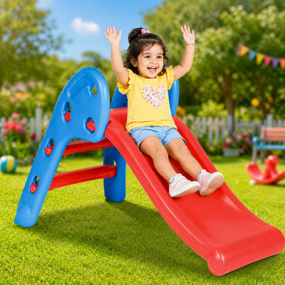 PLAYGRO Baby Slide For Kids With Anti-Slip Ladder Steps & Smooth Glide Surface(Blue)
