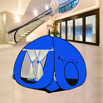 NM CREATION Patterns Popup Kids Play Tent House Foldable Delightful for Multi Purpose(Blue)
