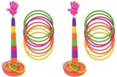 HK Toys Combo 2 in 1 Ring Toss Game | Shape Sorter Color Recognition Aim and Strike Game(Multicolor)