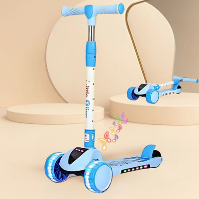Little Olive Pluto Scooters for Kids(Blue)