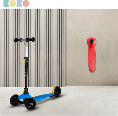 koko Terminator Kick Scooter Adjustable & Portable ,For Age 3+Max Weight-25kg(Blue)