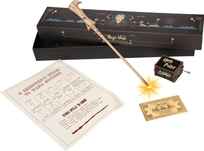 Fusked Voldemort Light Up Wand With Harry Potter Music Box Combo Toys Cosplay for kids(Multicolor)
