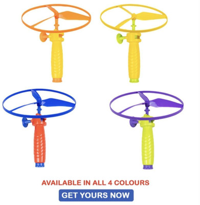 ZWINKO Air Spinner Toy Flying Rotor Wheel for Kids to Make Their Playtime Fun(Multicolor)