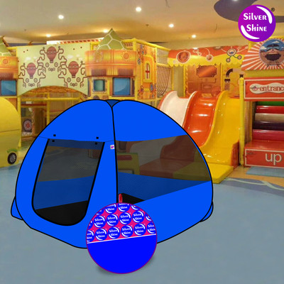 SILVER SHINE Tent House for Multi Purpose Foldable delightful patterns(Blue, Black)