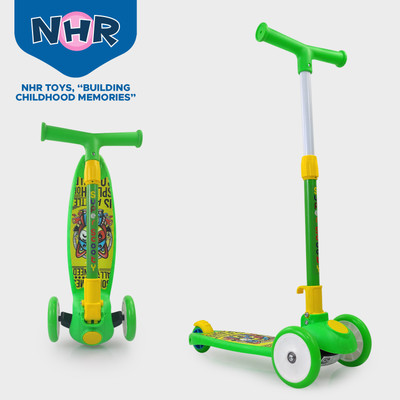NHR Smart Kick Scooter for Kids, 3 Adjustable Height Scooter(Green)