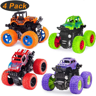 CLICKEDIA Toy-Monster Truck-Pack of 4(Multicolor)