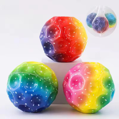 Mashes RAINBOW-MOON-BALL-PACK-OF-2(Multicolor)