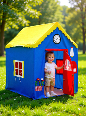 Mintorsi Jumbo Size my house play Tent House For Kids(Blue)