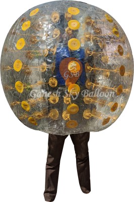GANESH SKY BALLOON Sky Balloon PVC Inflatable Body Zorbing Ball (3.5 feet)(Multicolor)
