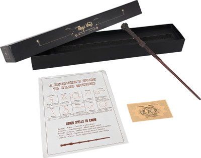 Fusked Harry Potter Magic Wand with Harry Potter Wooden Music Box for Kids(Black)