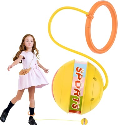 KUNYA Jump Ring Glowing Bouncing Rope Ankle Skip Ball with Light Flashing Pack 2(Multicolor)