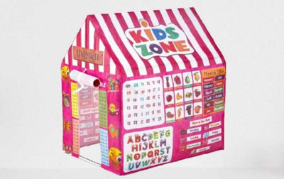 Zoodle Kids Play Tent House Pathsala House Tent For Boys and Girls(Multicolor)