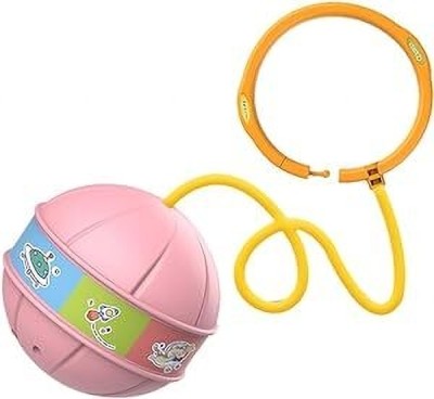 GELAI ENTERPRISE Glowing Bouncing Ball, Skip Ball, Flashing Jumping Ring,Ankle Skip Ball for Kids(Multicolor)