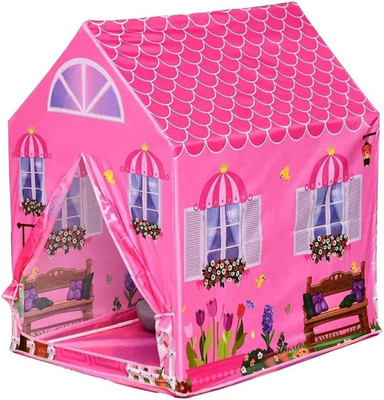 Zoodle Kids Play Tent House Doll House Tent For Boys and Girls(Multicolor)