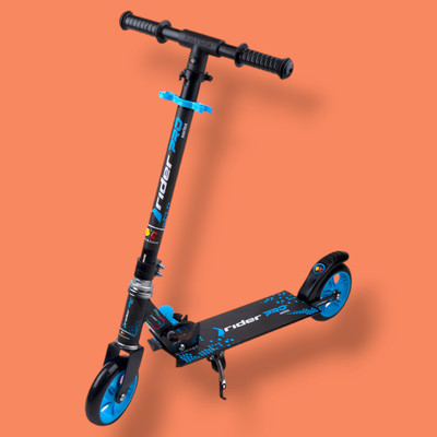 SPEEDFOX Strong breaks kids scooter for boys and girls with Steel base, foldable handle(Blue)