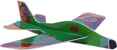 CHHOTA BHEEM Mighty Little Bheem Boomerang Foam Flying Plane for Kids Boys/Girls(Green)
