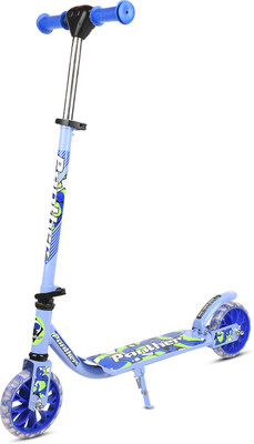 SPEEDFOX scooter for kids with adjustable height,3 wheels for agegrp 2-8 yrs max 90kgs(Blue, Grey)