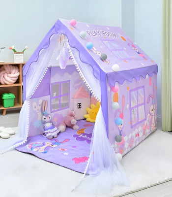 dhruvayfab Kids Play Tent House for 3-12 Year Old Girls and Boys(Purple)