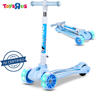 Toys R Us Avigo Velocity Multicolor LED Light 3 Wheel Scooter(Multicolor)