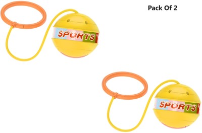 Ji And Ja Jump Ring Glowing Bouncing Rope Ankle Skip Ball with Light Flashing Pack Of 2(Multicolor)