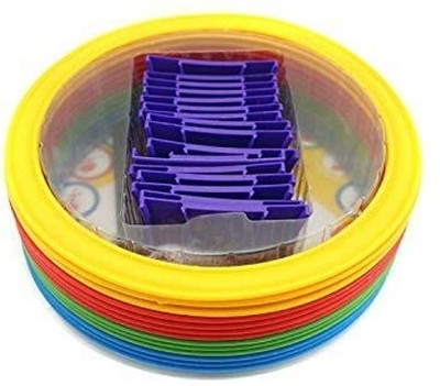 MY BABY LOVE A PERFECT CARE Hopscotch Ring Set with 13 Hoops &16 Connectors(Multicolor)