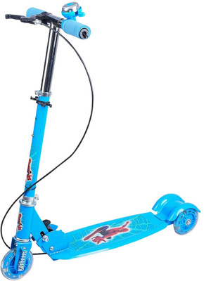 Trendy Appliances Scooter for Kids 3 Wheeler Foldable Kick Skating Cycle with Brake Bell(Multicolor)