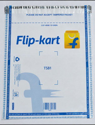 Flipkart Transparent TSB1 Packaging Bags with both side barcode without POD Security Bag(8 x 10 Pack of 50)