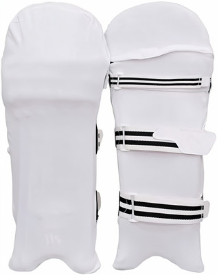 Rainox Covers for Cricket Batting Pads, Leg Guard Clads, and Leg Pad Skin Cover Cricket Guard Combo(White)