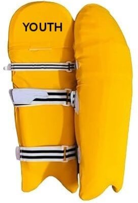 Raizex Cricket Batting Pad Covers – Youth Size, Protective Leg Guard Skin Cover Cricket Guard Combo(Yellow)