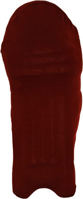 Raizex Cricket Leg Guard Pad Skin Cover, Protective Pad Outer Covers Layer, 1 Pair Cricket Guard Combo(Maroon)
