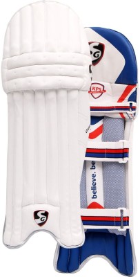 duro S.G Cricket Batting Pads Leg Guards White Men's (39 - 43 cm) Batting Pad Men's Men's (39 - 43 cm) Batting Pad(White, Red, Blue, Compact For right Handed Batsman)