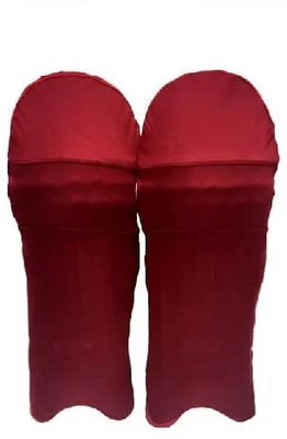 Raizex Batting Pads Cover, Leg Guards Covers Men Size Cricket Guard Combo(Maroon)