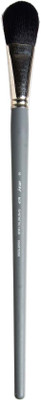 LITTLE BIRDIE Long Handle Mop Brush Synthetic Hair Size 16 Handle Length 250mm(Gray)